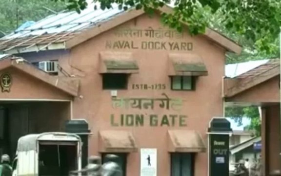 India News Navy submarine INS Sindhurakshak catches fire at naval dockyard in Colaba Mumbai