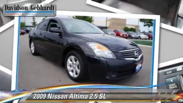 2009 Nissan Altima 2.5 SL - Davidson-Gebhardt Chevrolet, Loveland Denver Boulder