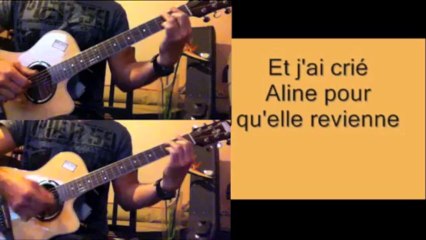 Christophe - Aline - guitare acoustique et karaoké