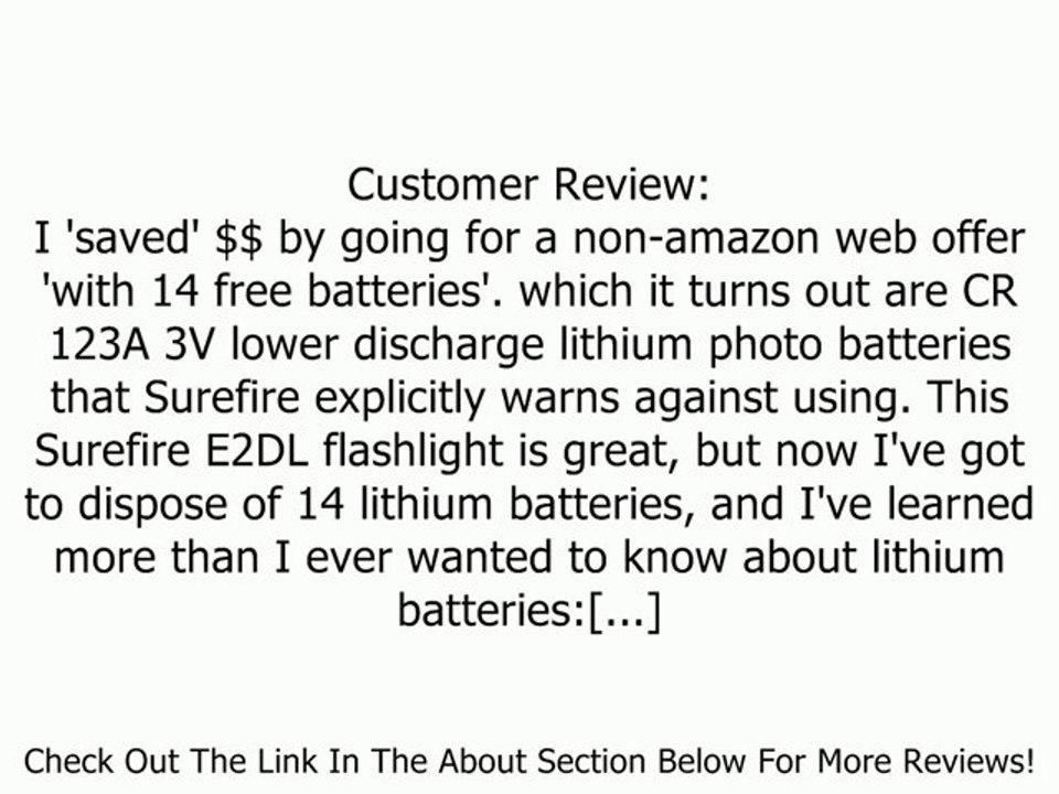 SureFire E2D LED Defender Flashlight Review