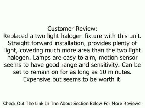 Lithonia OFLR 6LC 120 P BZ LED Outdoor Floodlight 2-Light Dusk to Dawn, Bronze Review