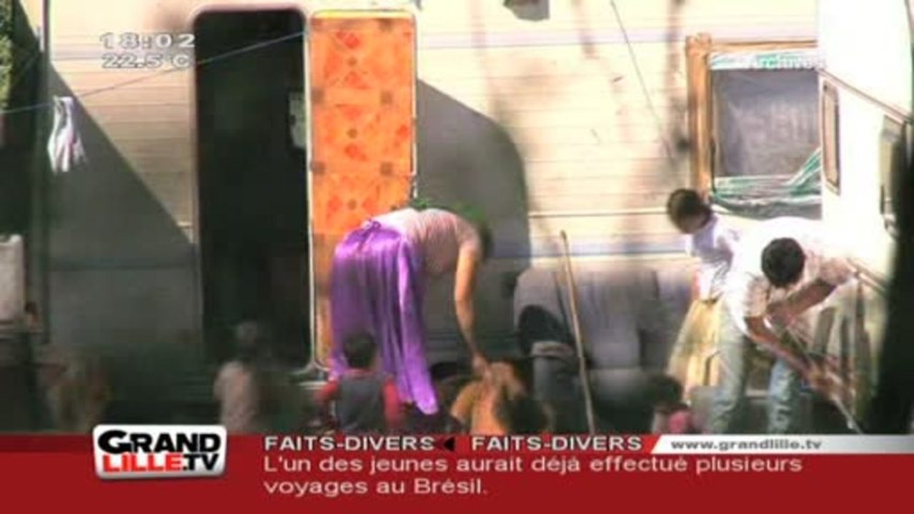 Evacuation d’un camp de Roms à Villeneuve d’Ascq