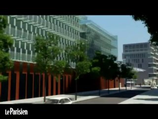 Paris : la future gare Rosa Parks en 3 D