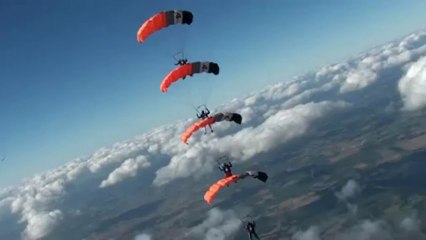PARACHUTISME - CHAMPIONNATS DE FRANCE VICHY 2013 – VC4 « Espoirs Besançon Saut6»- 10aout13