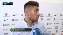 Samu García firma su contrato profesional con el Málaga