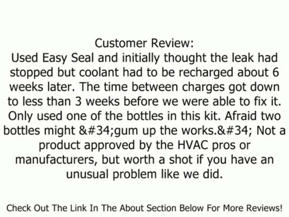 Nu-Calgon 4050-02 A/C Easy Seal Leak Sealant 2+1 Review