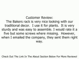 International Caravan Iron Folding Bakers Rack Review
