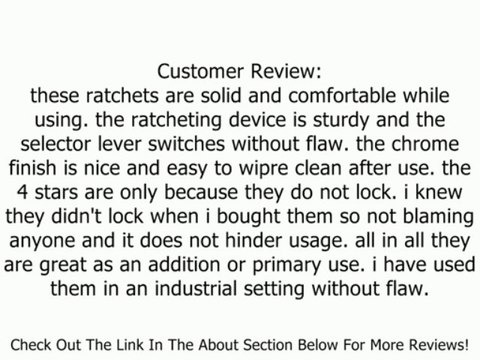 GearWrench 81230F 4 Piece Full Polish Flex Handle Ratchet Set Review