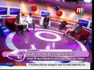 Ayer viste las fotos, hoy te mostramos el video de Porcelito enfiestado, la palabra de Ricardo Fort