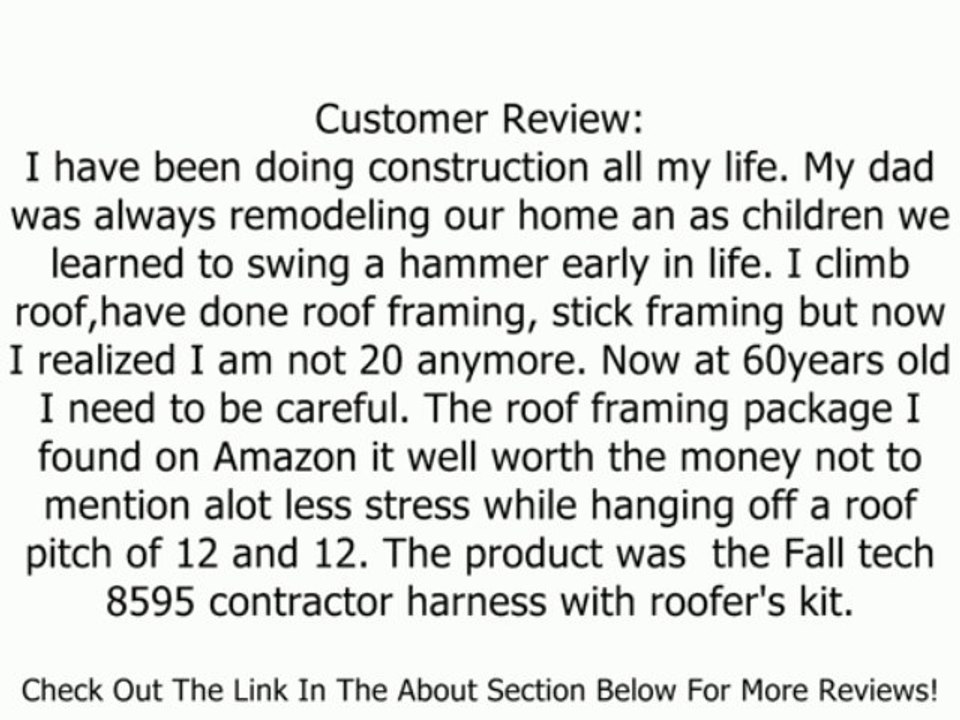 Fall Tech 8595A Contractor Harness with Roofer's Kit, Universal Fit, 5-Pack Review