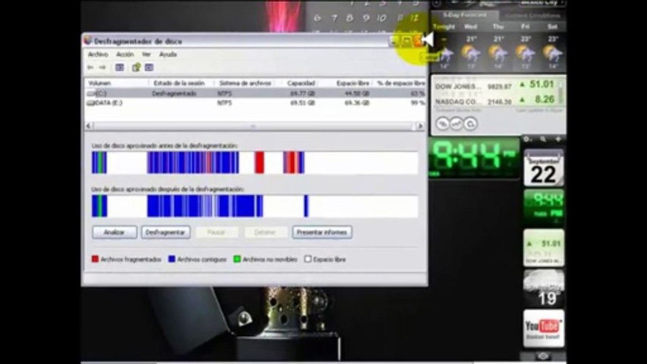 Como Desfragmentar El Disco Duro Smart PC Fixer Cleaner Registry Windows