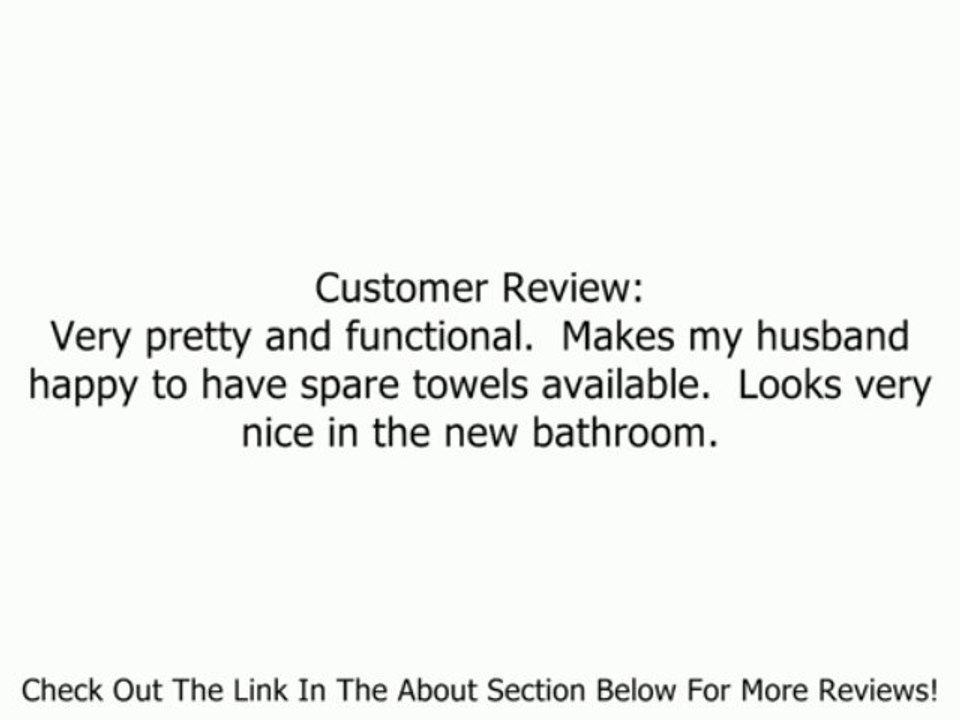 Moen YB5494ORB Kingsley Hotel Towel Shelf, Oil Rubbed Bronze Review