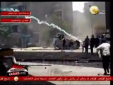 لحظة إلقاء الإخوان لمدرعة الشرطة من أعلى كوبري أكتوبر بمدينة نصر