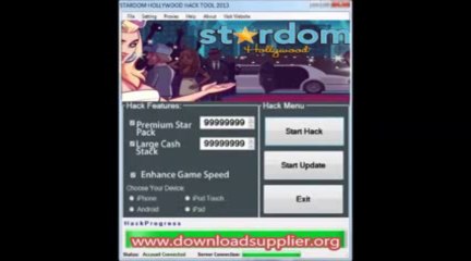▶ Stardom Hollywood Hack * Cheat [FREE Download] August - September 2013 Update [iPhone, iPod, iPad, Android]