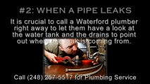 Waterford MI Plumbing Service - 3 Tips When to Call - (248) 257-5517