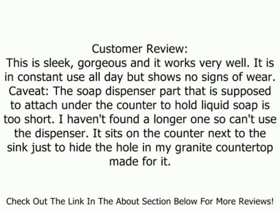 Kraus KPF-2210-KSD-30SN Single Lever Pull Out Kitchen Faucet and Soap Dispenser, Satin Nickel Review