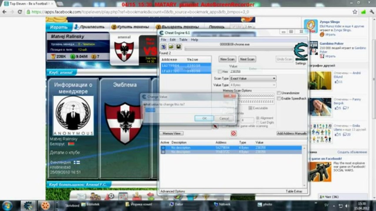 Top Eleven Super Hack Tool 2013