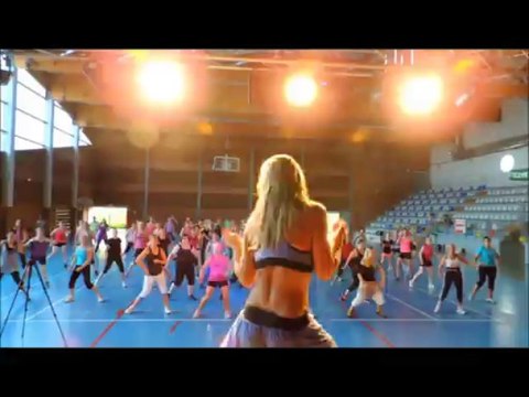 6 juillet 2013 - Fitness Night - Coquelles - Mickaël Bard, Jessica Mellet et Stéphanie Vallière