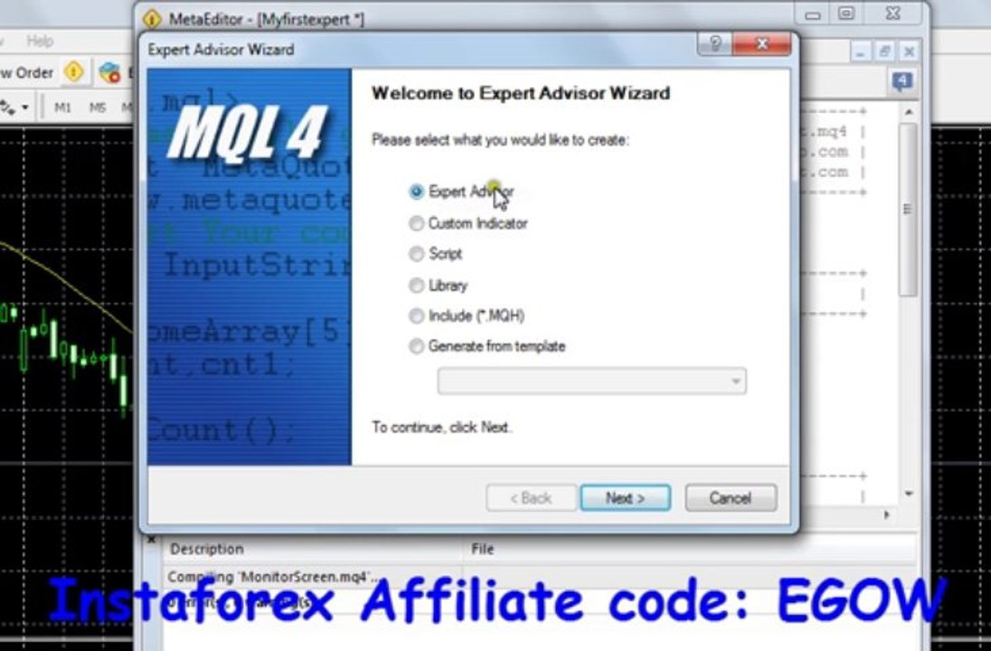 Mql4 Programming tutorial 01 - introduction to Expert advisors