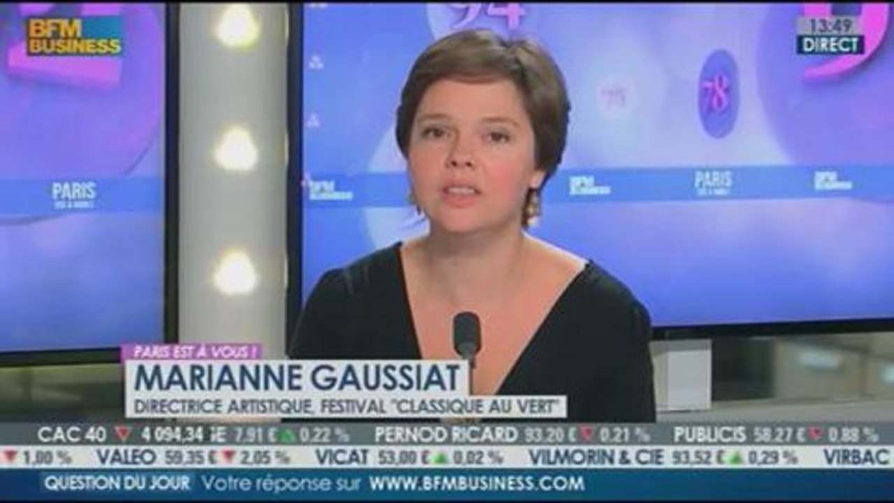 Les sorties du jour : M. Gaussiat, directrice artistique du festival « classique au vert », Paris est à vous - 15/08