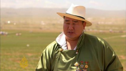 Sumo gaining popularity in Mongolia