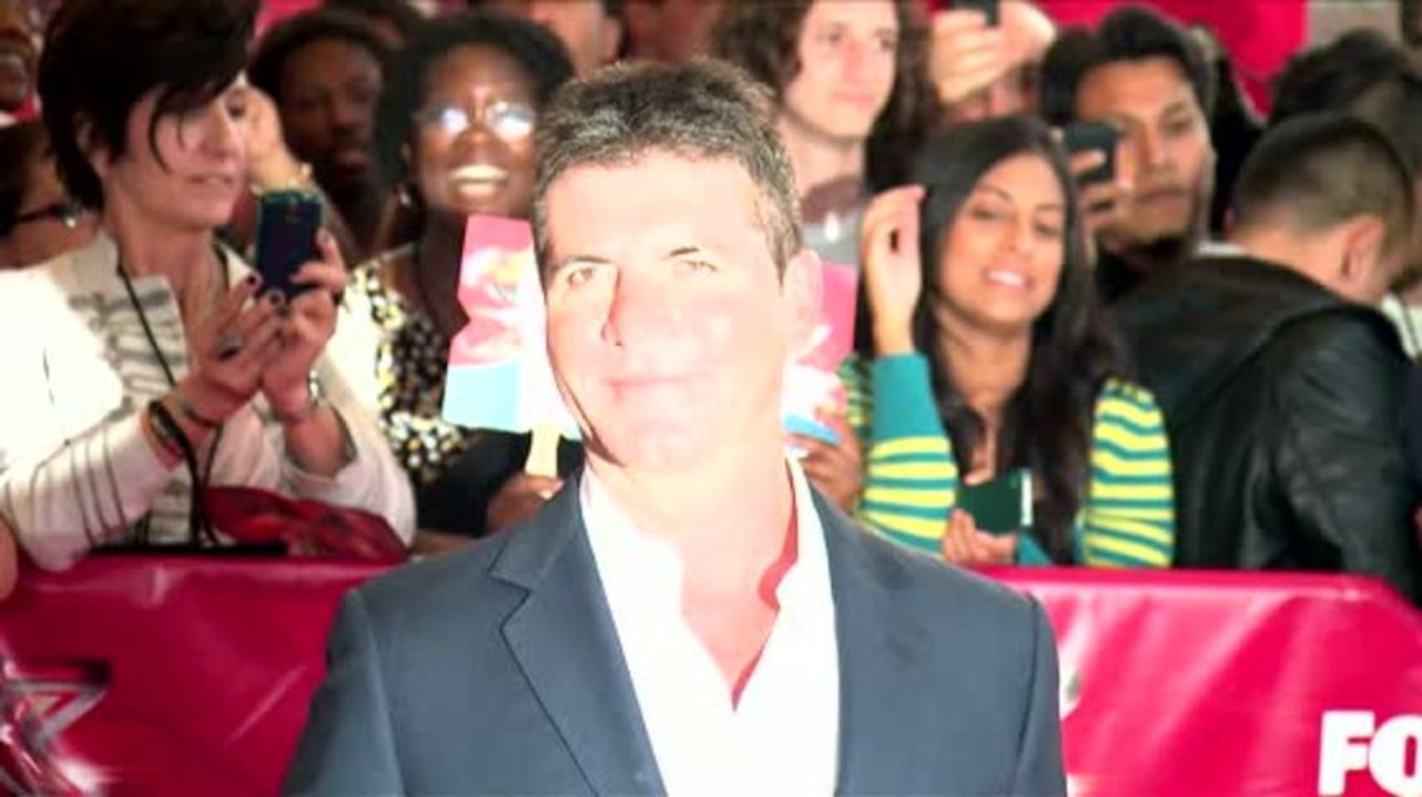 Simon cowell wartet ab