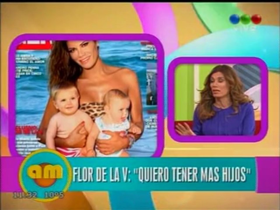 Flor De la V habló de su deseo de tener más hijos