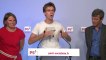 Thierry Marchal-Beck présente les Universités d'été des Jeunes Socialistes lors du point presse du Parti Socialiste