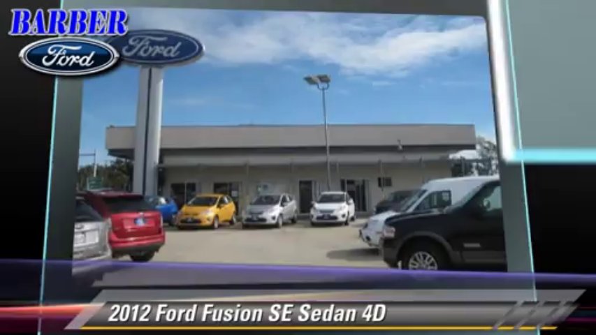 2012 Ford Fusion SE – Barber Ford, Ventura