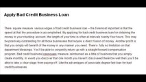 Bad Credit Business Loans – For Small Business Obtain Quick and advance Financial Solutions