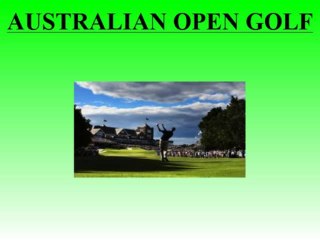 Descargar video: Australian open golf-Real-Australian open golf