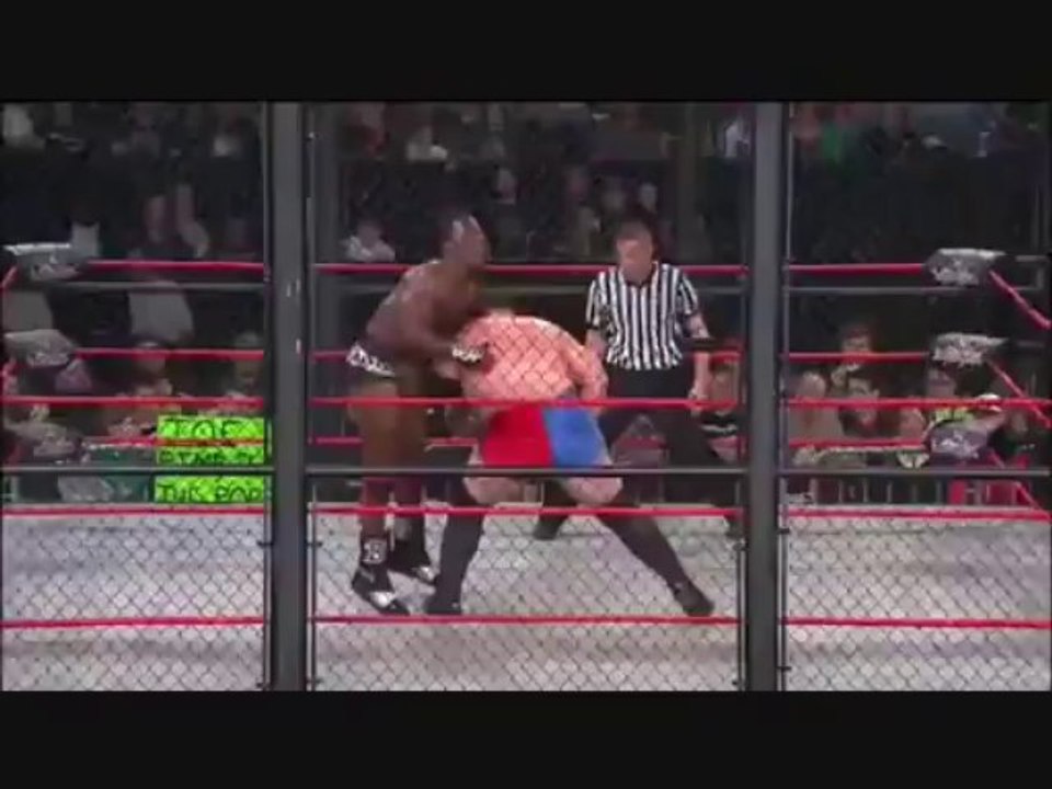 Lockdown 2011 Samoa Joe vs The Pope