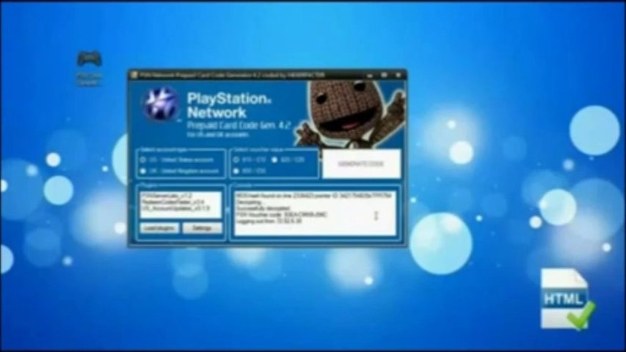 [100% WORKING] PSN Card _ Code Generator v3.4 [ august 2013]