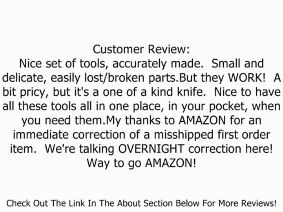 Wenger 16109 Swiss Army Knife Micro Tool Chest Ergonomic Design 2.5-Inch Blade Stainless Steel Review