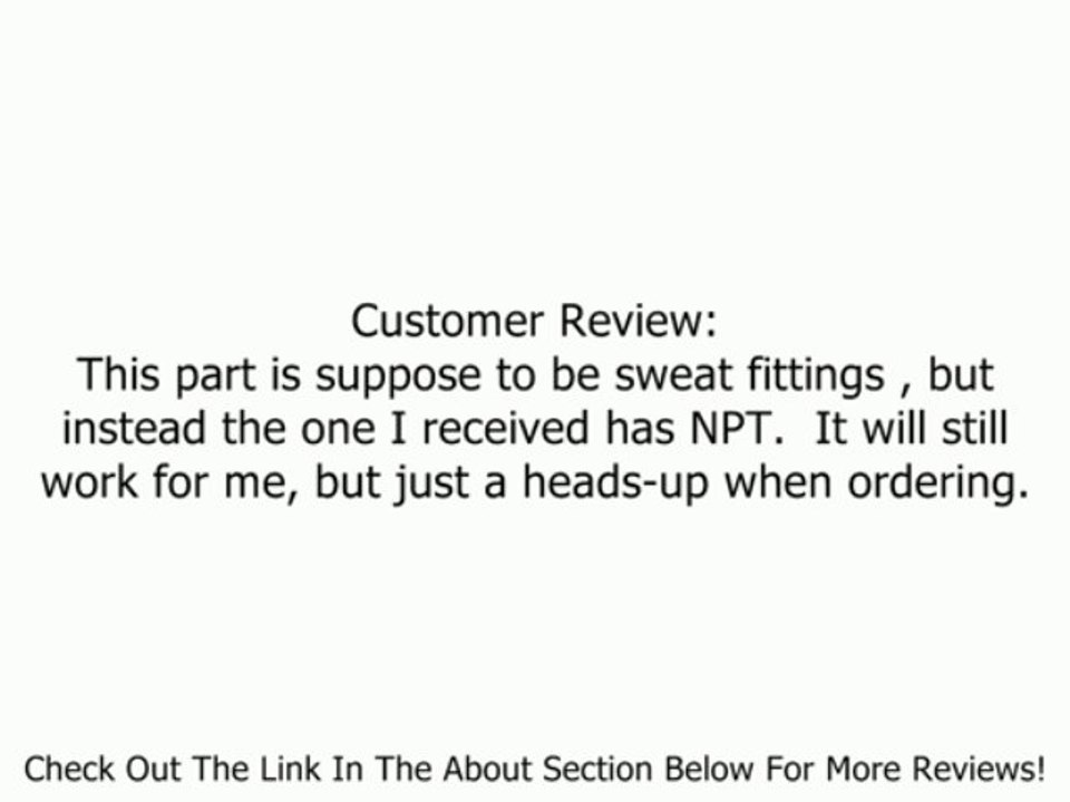 Grundfos 96433896 1/33 Horsepower UP10 Comfort Series Recirculating Pump, Sweat Review