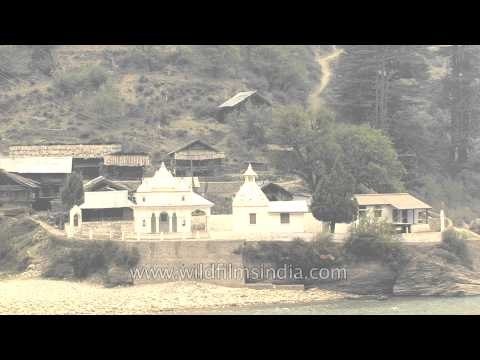 Temples along the Gangotri route on the banks of the Ganga, in Garhwal