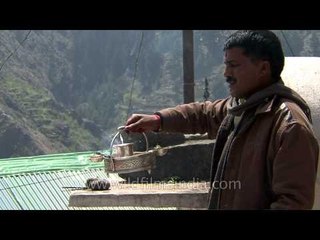 Incense and sprinkles of Gangajal: vital components of Hindu worship