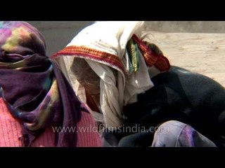 Garhwali devotees at Gangotri temple