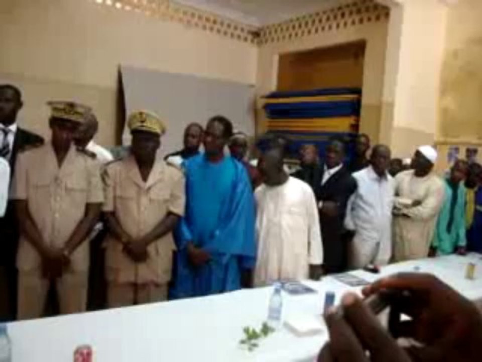 Discours du Maire de Saint Louis Cheikh Bamba DIEYE, Parrain de la 10ème édition du Mémorial Maitre  Babacar SEYE