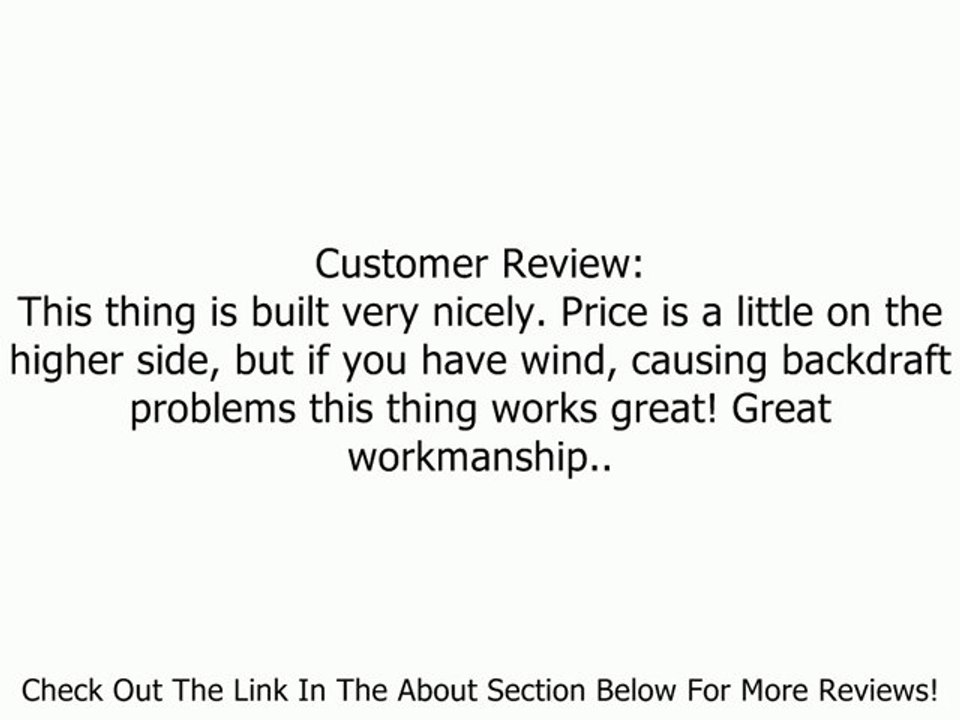 Speedi-Products WDC08 8-Inch Diameter Stainless Steel Wind Directional Cap with Adapter Review