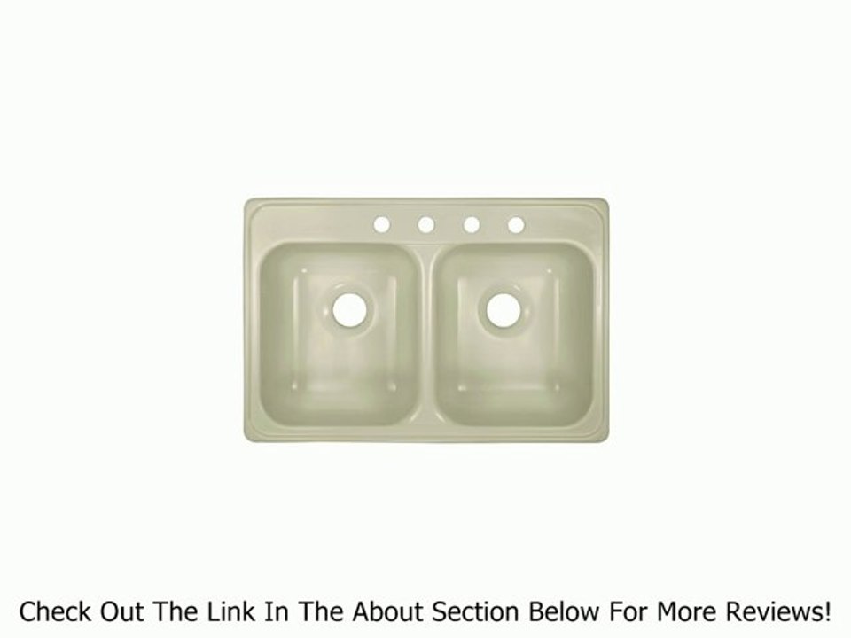Lyons Industries DKS09ID-TB Biscuit Ideal Dual Bowl Acrylic 7.5-Inch Deep Kitchen Sink Review