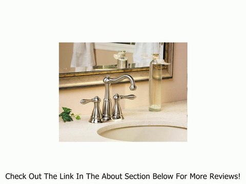 Pfister F046M0BK Marielle 4-Inch Centerset Lavatory Faucet, Brushed Nickel Review