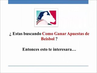 Como Ganar Apuestas De Beisbol - apuestas beisbol hoy