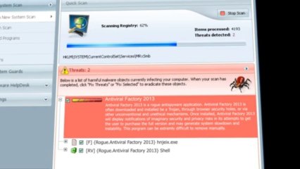 Antiviral Factory 2013 removal info