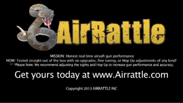 AirRattle - Lancer Tactical PDW M4 Airsoft AEG Gun Shooting & Chrono Test