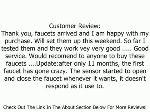 Faucetland 008002301 5 Polished Chrome Automatic Sensor Bathroom Sink Faucet Review