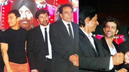 Aamir I Shahrukh @ Yamla pagla diwana 2 Music launch