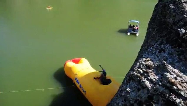 Blobbing World Record! What a massive jump in the lake!!