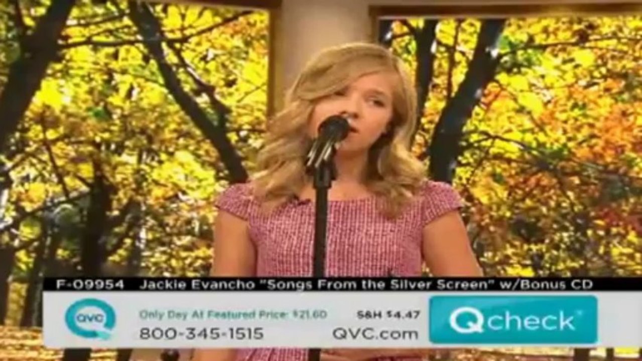Jackie Evancho on QVC 9-13-12 - -Songs from the Silver Screen- & -Heavenly Christmas- CD