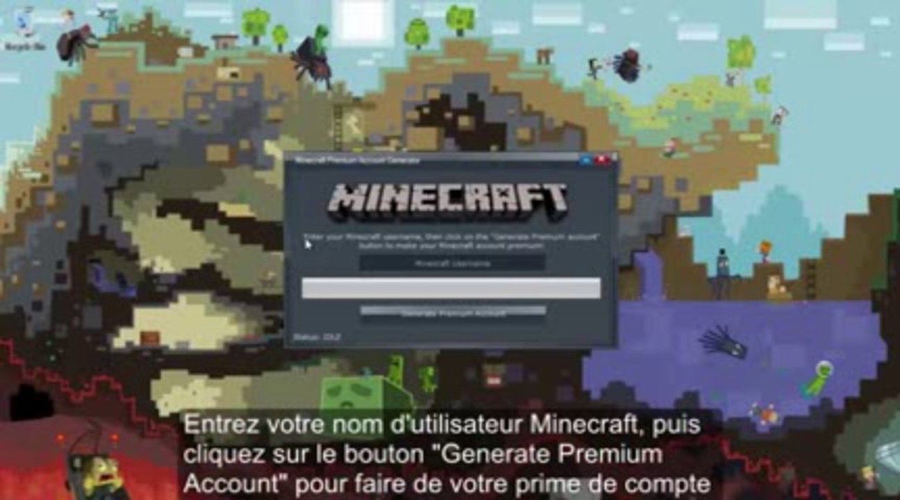 Minecraft Premium Compte Générateur Gratuit 2013 Août